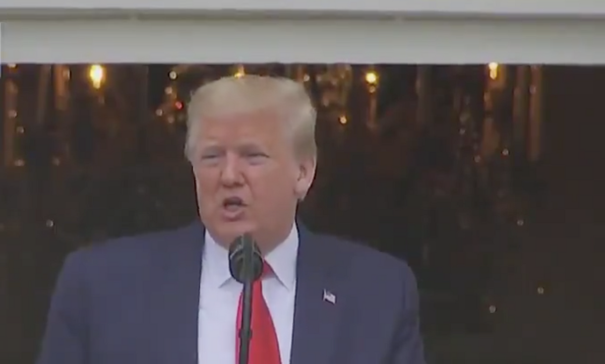 Trump Just Used His Memorial Day Speech to Veterans to Falsely Smear Nancy Pelosi, and the Lies Just Kept Coming