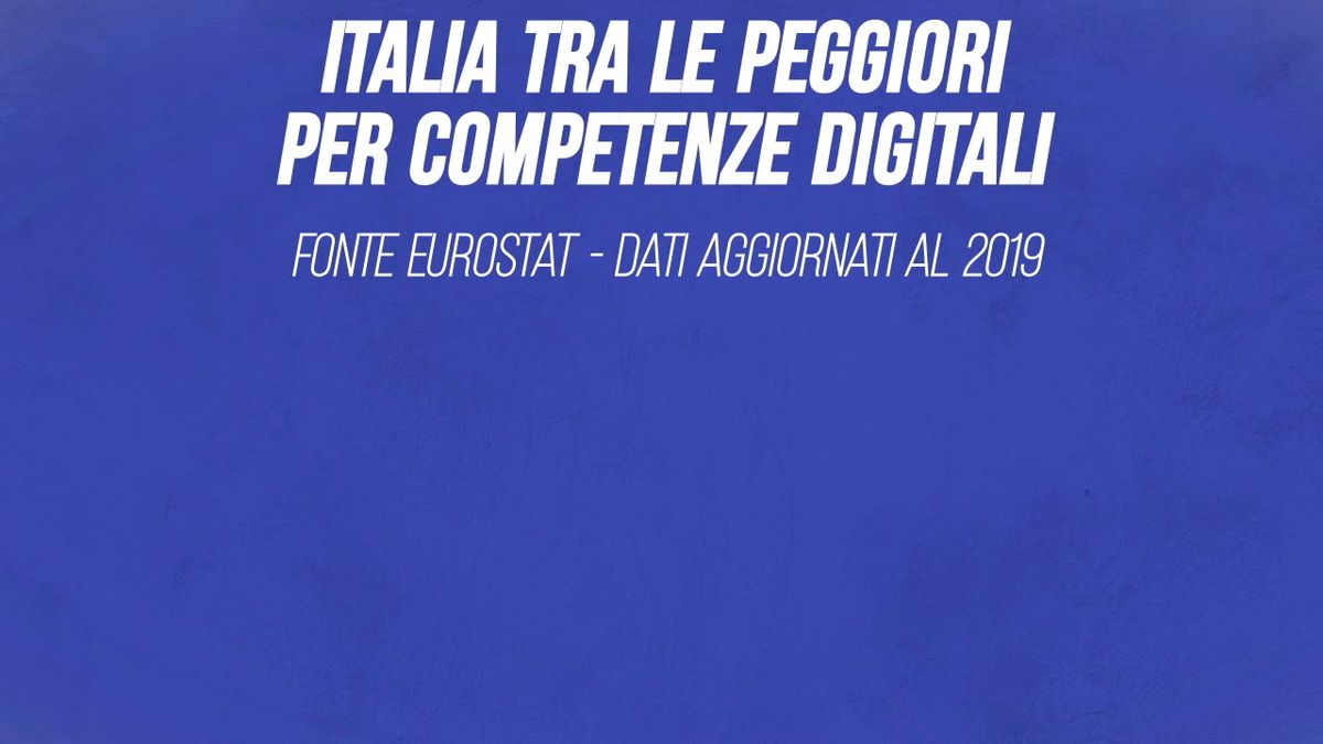 Italia tra le peggiori per competenze digitali