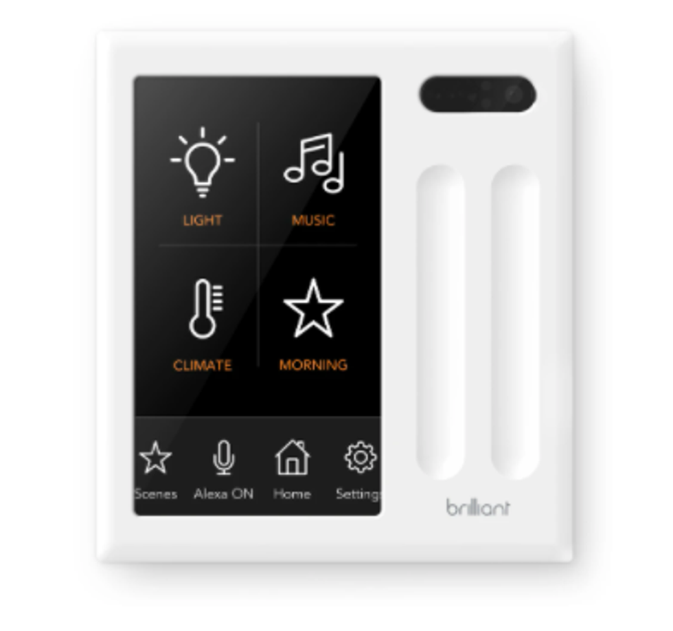 Brilliant wall switch