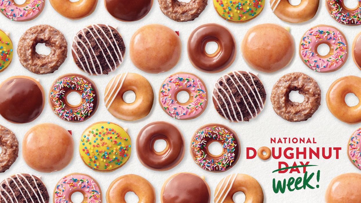 You can get your favorite Krispy Kreme doughnut for free any day next week