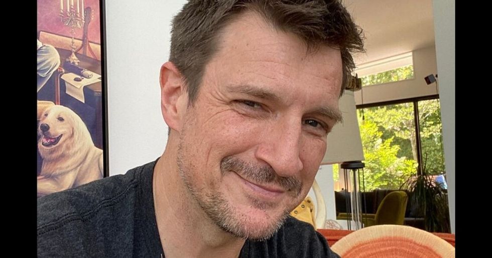 Nathan Fillion shared a sweet pay-it-forward story after a Costco employee helped his mom