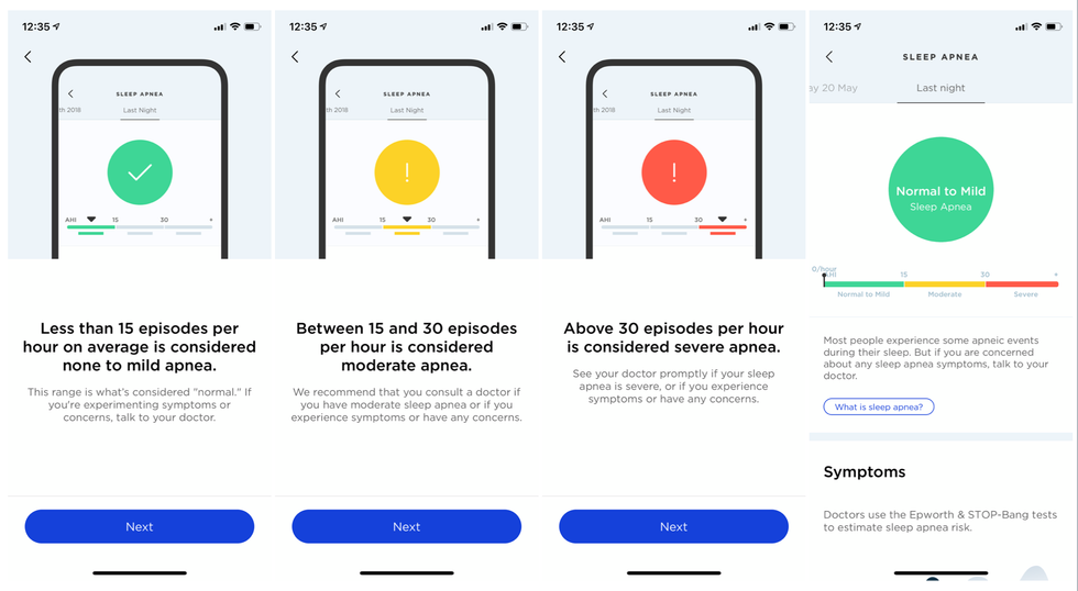 Withings Sleep Apnea reports