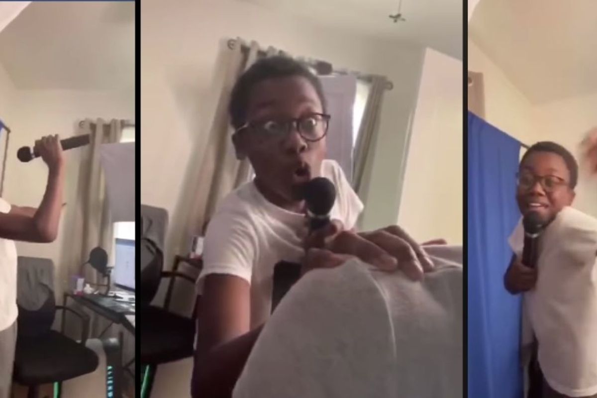 Kid hilariously 'takes us to church' narrating his online schooling in the voice of a preacher