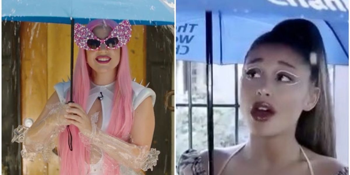 Gaga and Ariana Prove There's a 100% Chance It's Already Raining