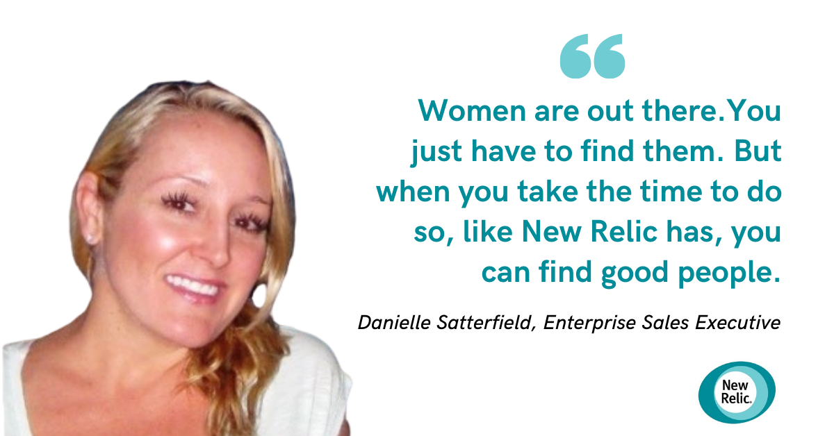 From Event to Offer: How Sales Exec Danielle Satterfield Found Her Next Challenge at New Relic