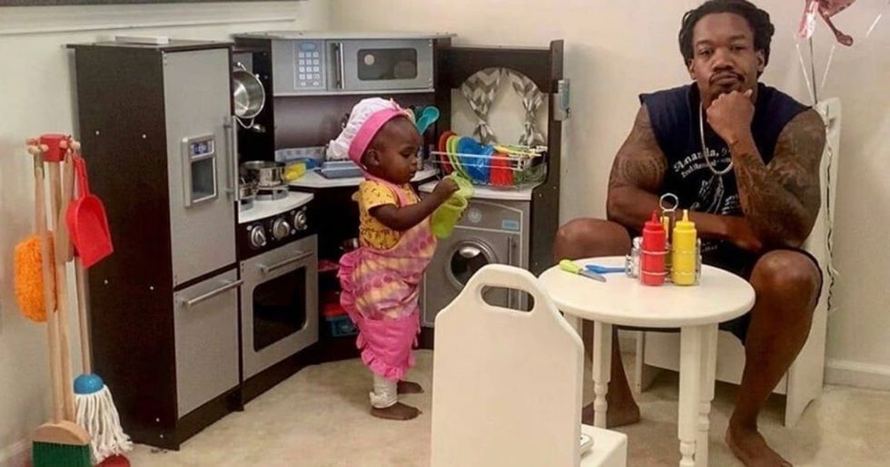 Dad shares his 'complaints' about a tiny Black-Owned Business owner, and it's too adorable