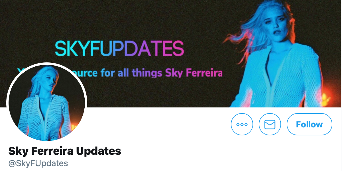 This Sky Ferreira Stan Account Is Losing Hope