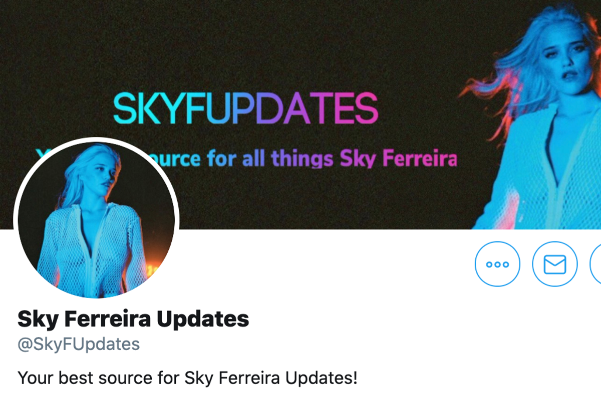 This Sky Ferreira Stan Account Is Losing Hope