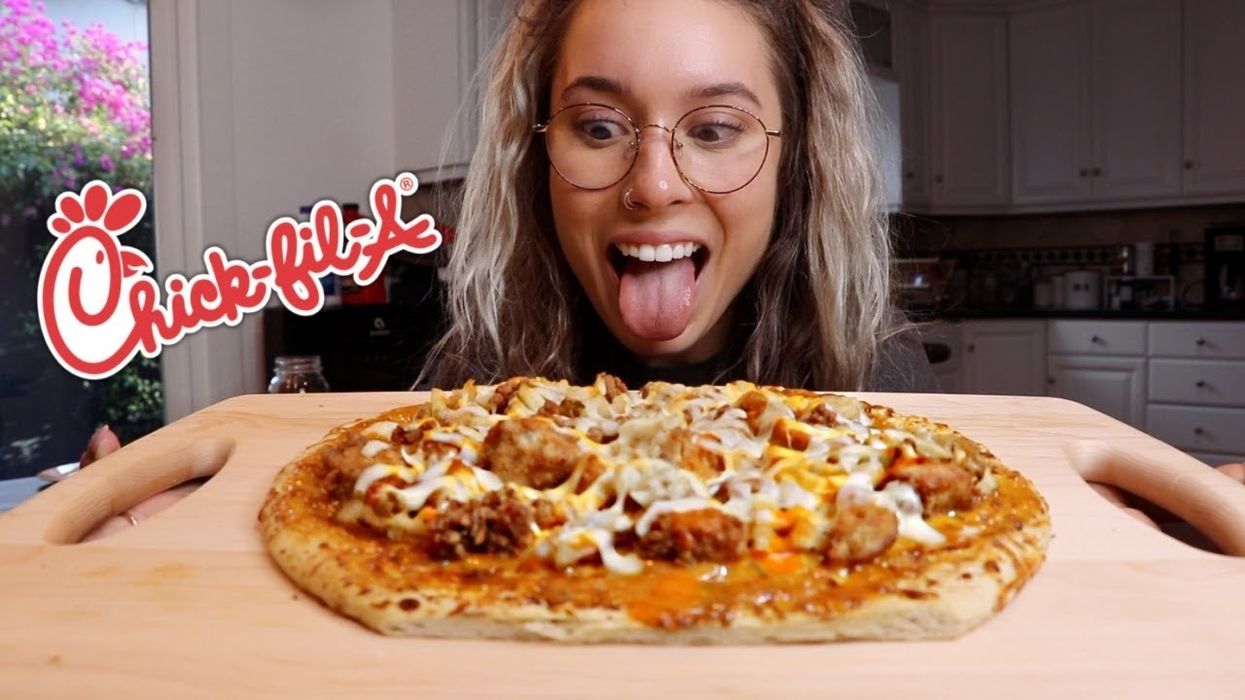 Here's how you make a Chick-fil-A pizza