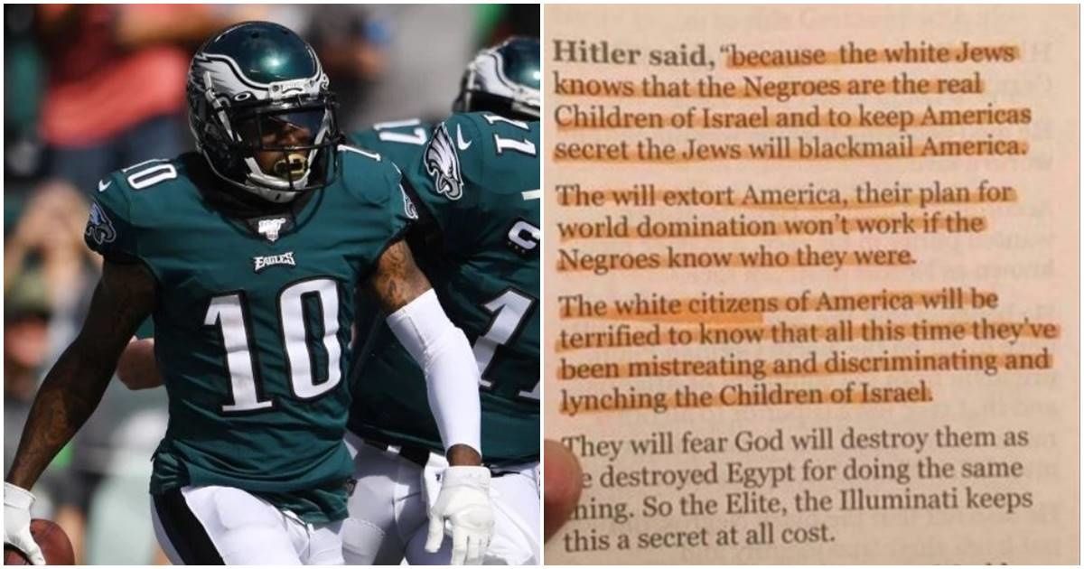 The NFL needs to suspend DeSean Jackson immediately for posting anti-Semitic, fake Hitler quotes