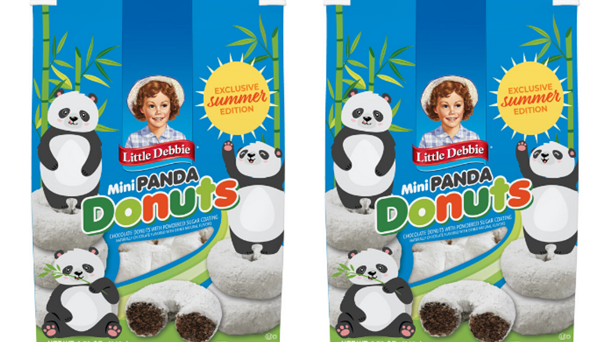 Little Debbie's new mini panda donuts are chocolatey, powdered sugar perfection