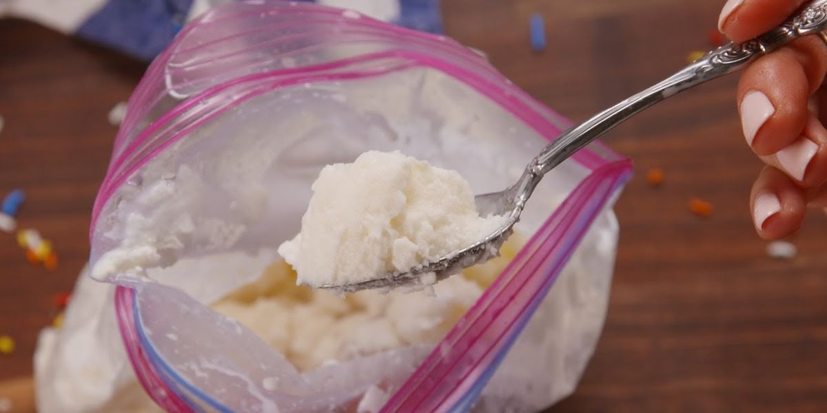Here's how to make homemade ice cream in a bag in 15 minutes It's a