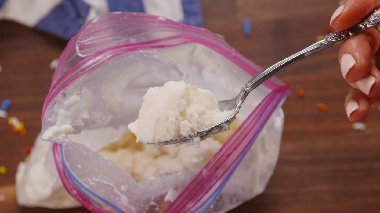 Here's how to make homemade ice cream in a bag in 15 minutes