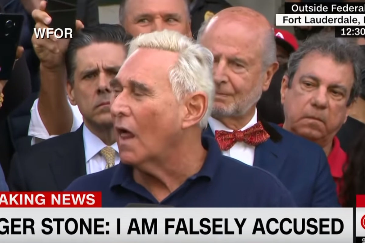 Everybody But Trump Agrees: GO THE F*CK TO JAIL, ROGER STONE