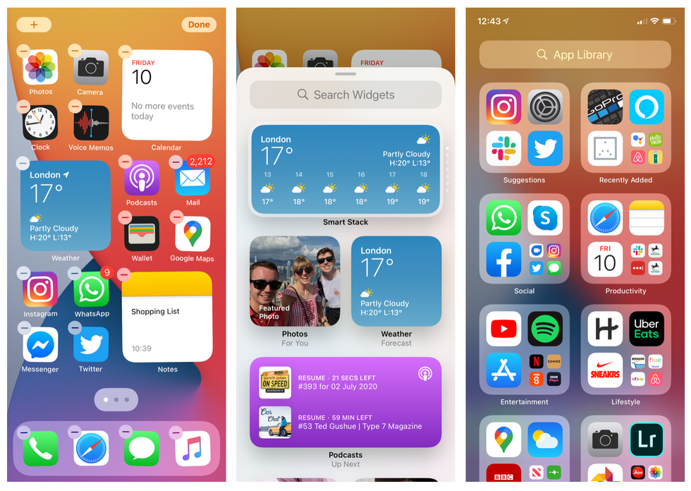 iOS 14 widgets and new App Library