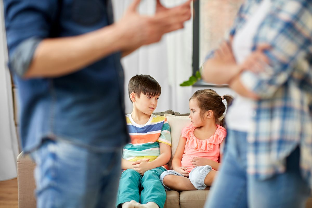 child custody divorce stock