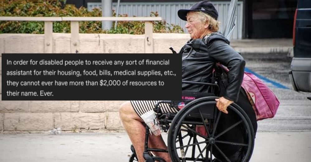 A must-read thread shows how assistance programs keep disabled people in poverty