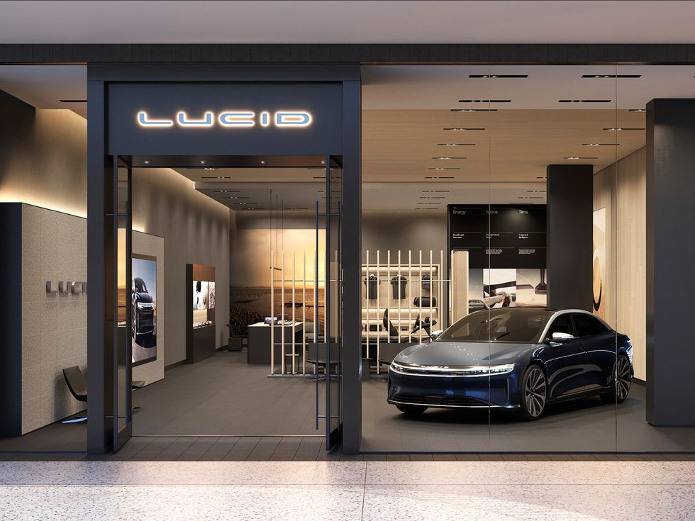 Lucid Motors boutiques