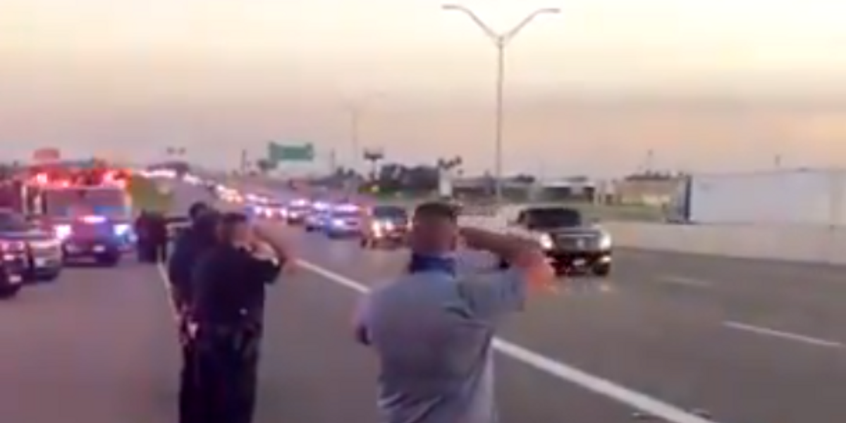 Daughter of slain Texas cop attacked online for writing #BlueLivesMatter in tribute to fallen father