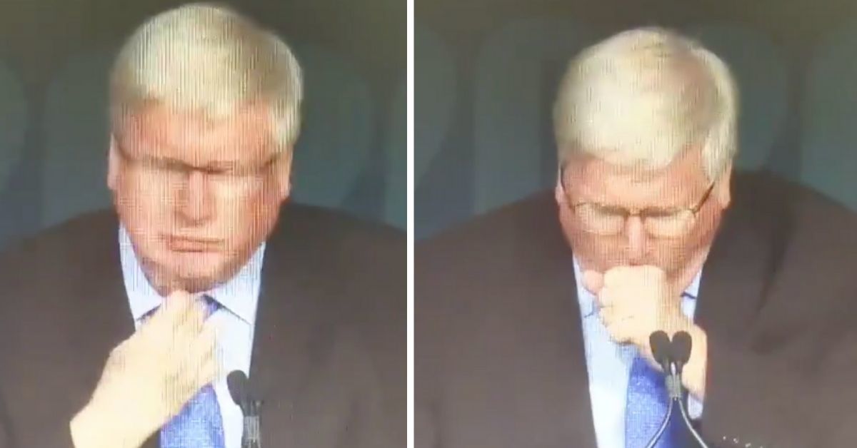 Wisconsin Lawmaker Has Coughing Fit While Praising Trump At Mask-Optional GOP Convention