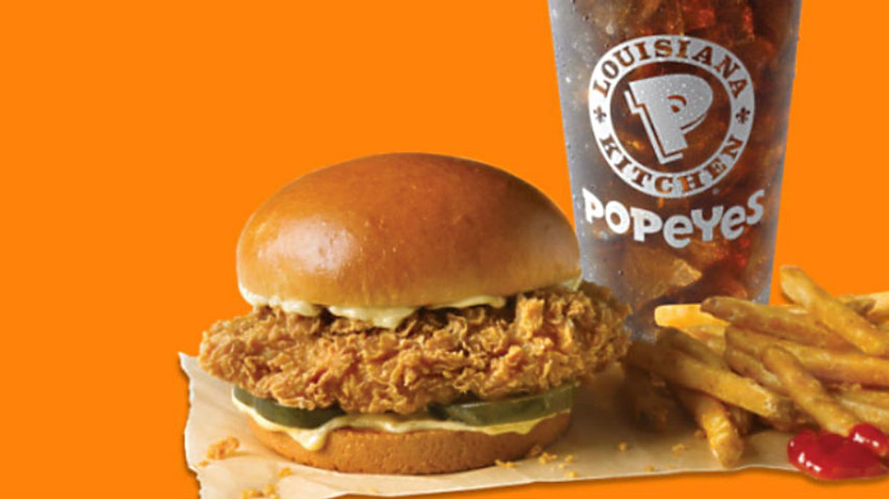 The Chicken Sandwich Wars are still on and Popeye's apparently has a new entry