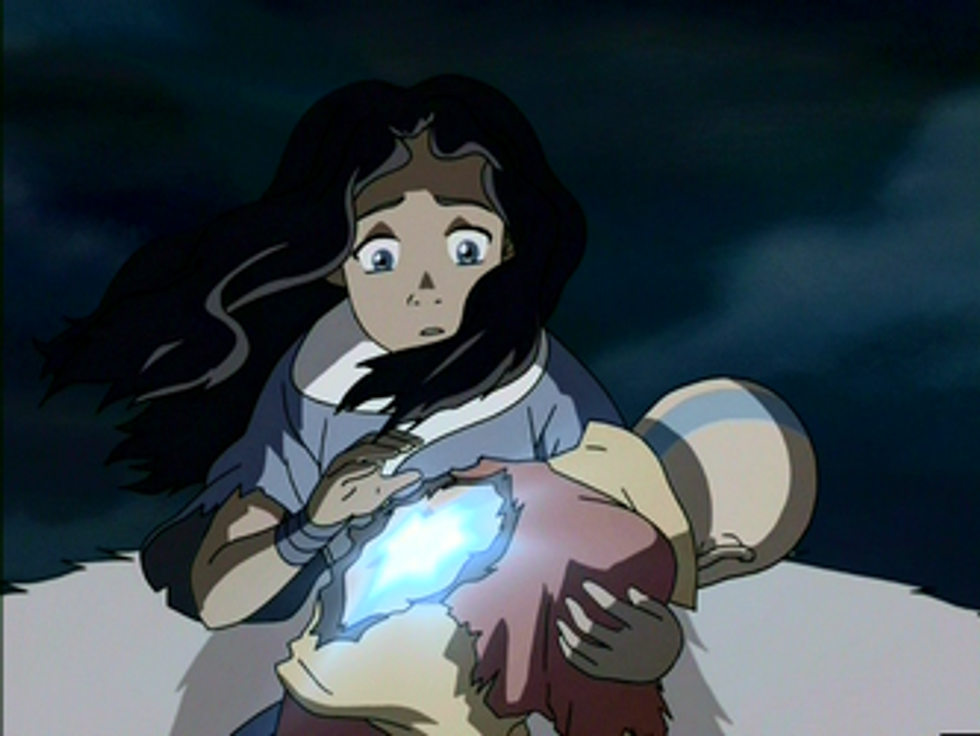 Katara and Aang the Last Airbender