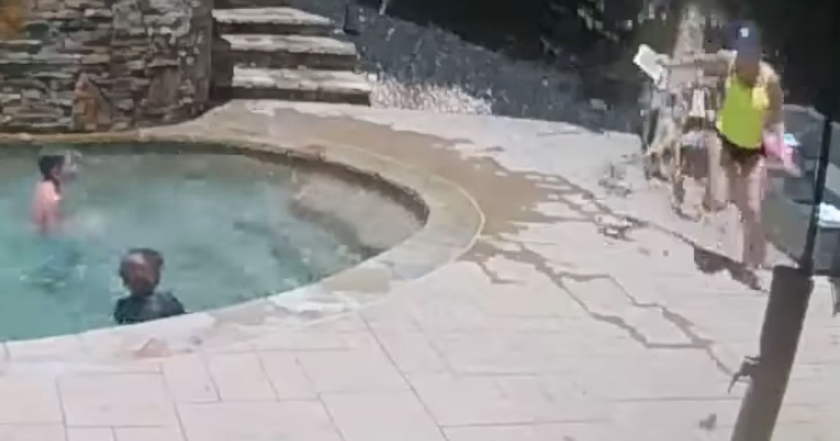 Hero son saves his sunbathing mom from death with a split-second warning