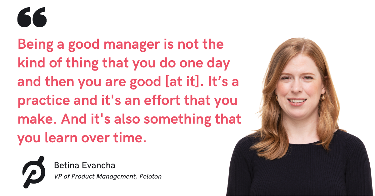 From IC to VP in Four Years: Reflections on Growth & Problem Solving from Peloton's Betina Evancha