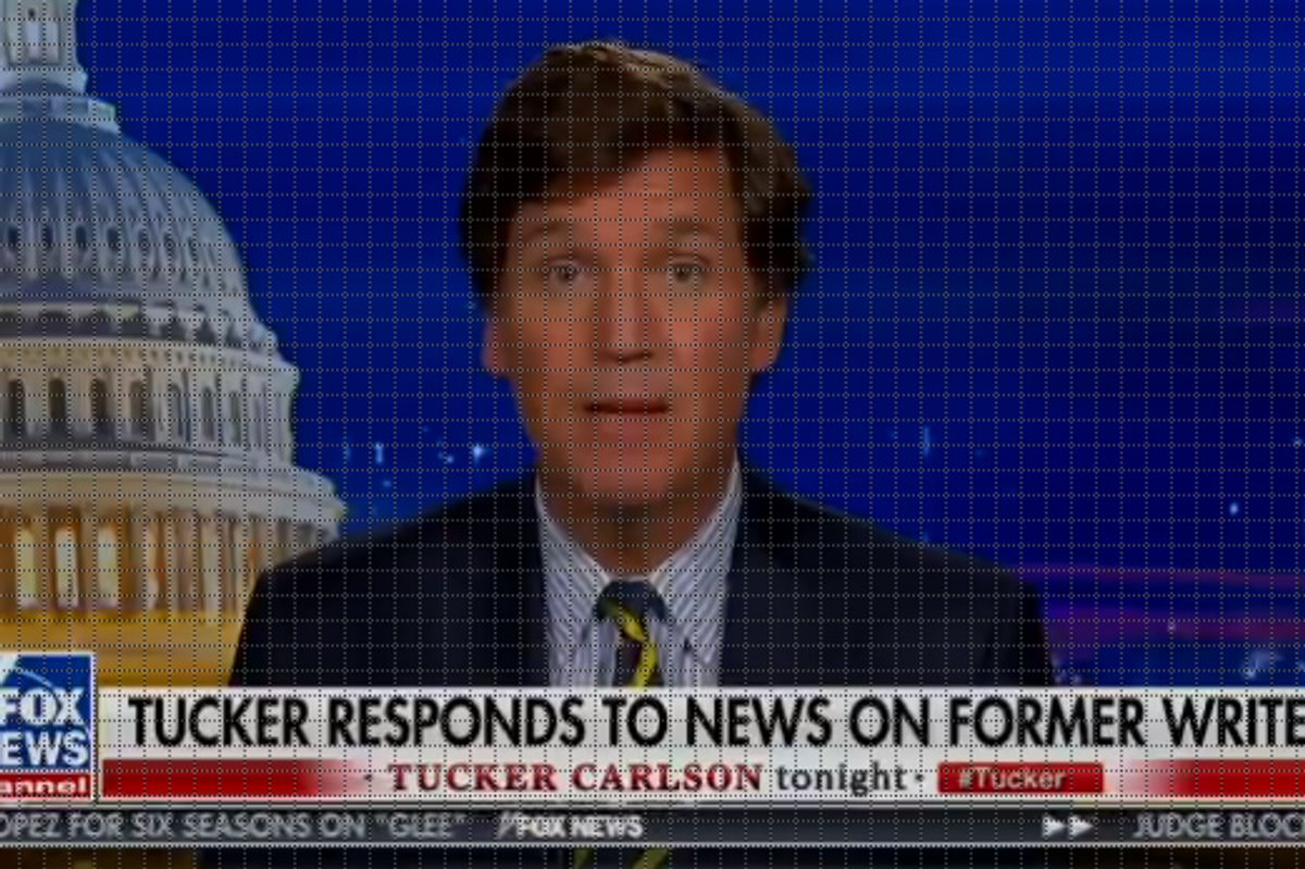 Tucker Carlson Goin' To See A Man About A Fish