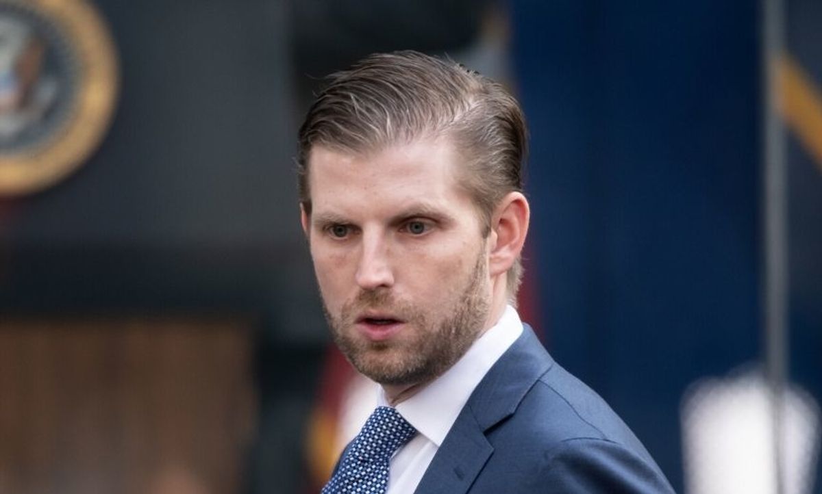 Eric Trump Is Getting Dragged for Misspelling 'Incompetent' in a Tweet Going After an Anti-Trump Republican