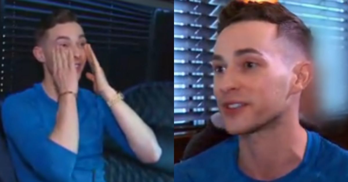 Olympian Adam Rippon Brought To Tears During Hidden Camera Show After Stranger Defends Young Gay Athlete