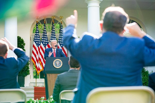 Donald Trump, press conference, White House