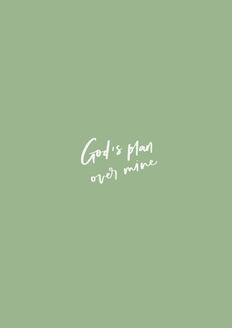God Has A Plan For You