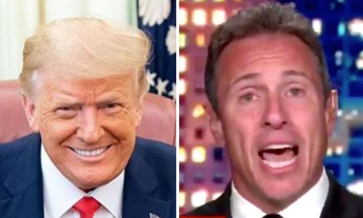 Chris Cuomo Calls 'Bulls**t' After Trump Posts Instagram Photo With Goya Beans at the Resolute Desk