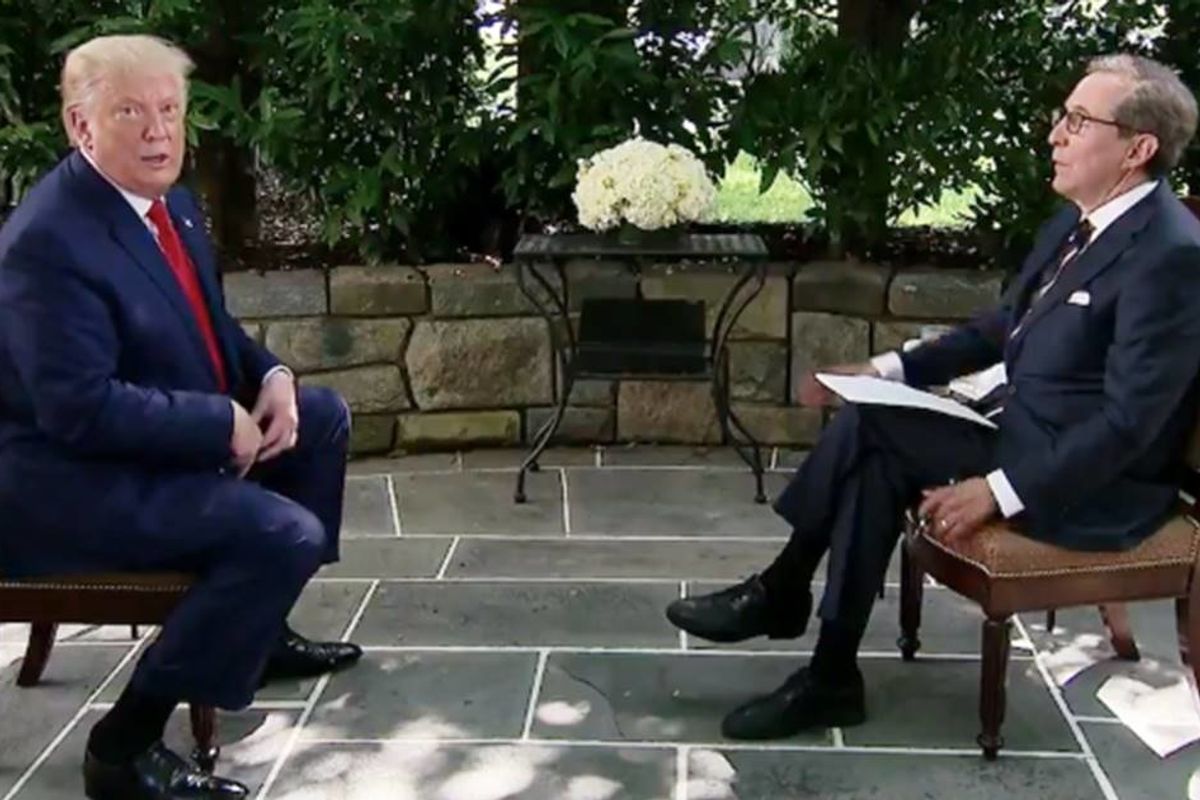 Fox News called out Trump's big lie about Biden to his face and the president came up empty