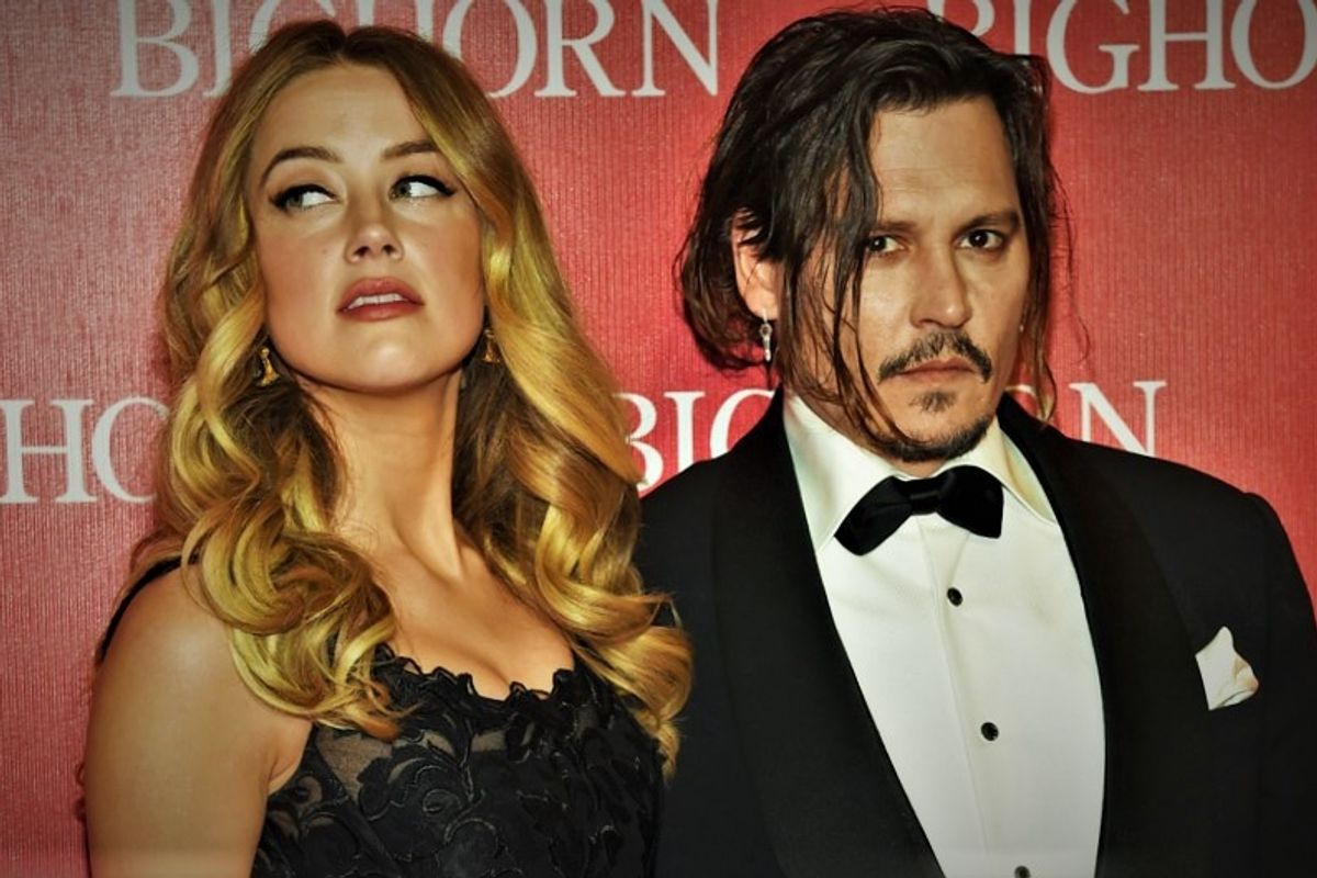 Johnny Depp and Amber Heard