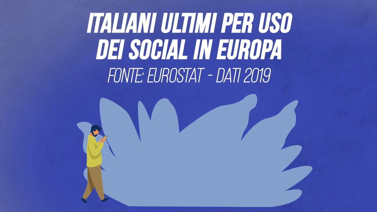 Italiani ultimi per uso dei social in Europa