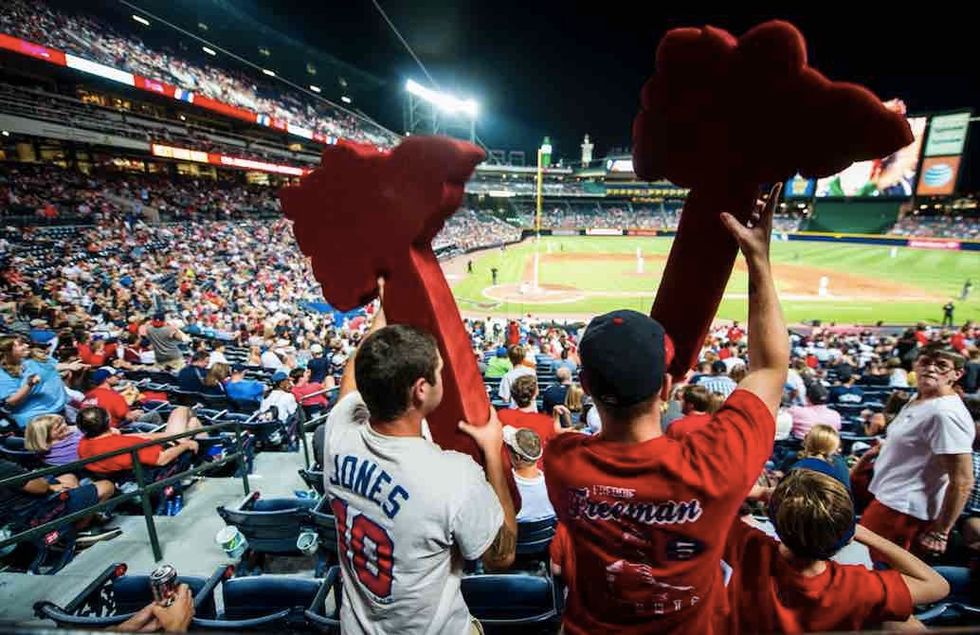 Atlanta Braves' 'Chop On' sculpture reportedly removed — but team