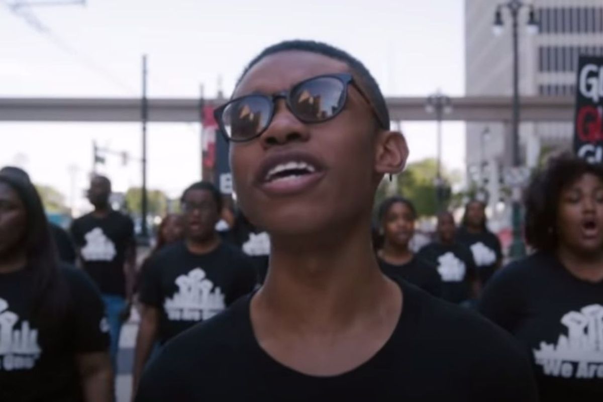 Detroit Youth Choir sings powerful new lyrics to Oscar-winning song 'Glory'