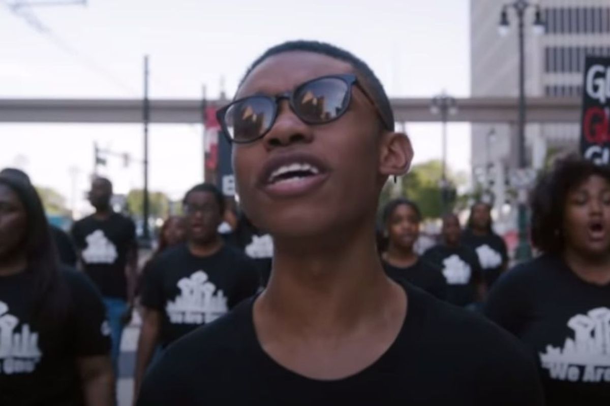 ​Detroit Youth Choir sings powerful new lyrics to Oscar-winning song 'Glory'