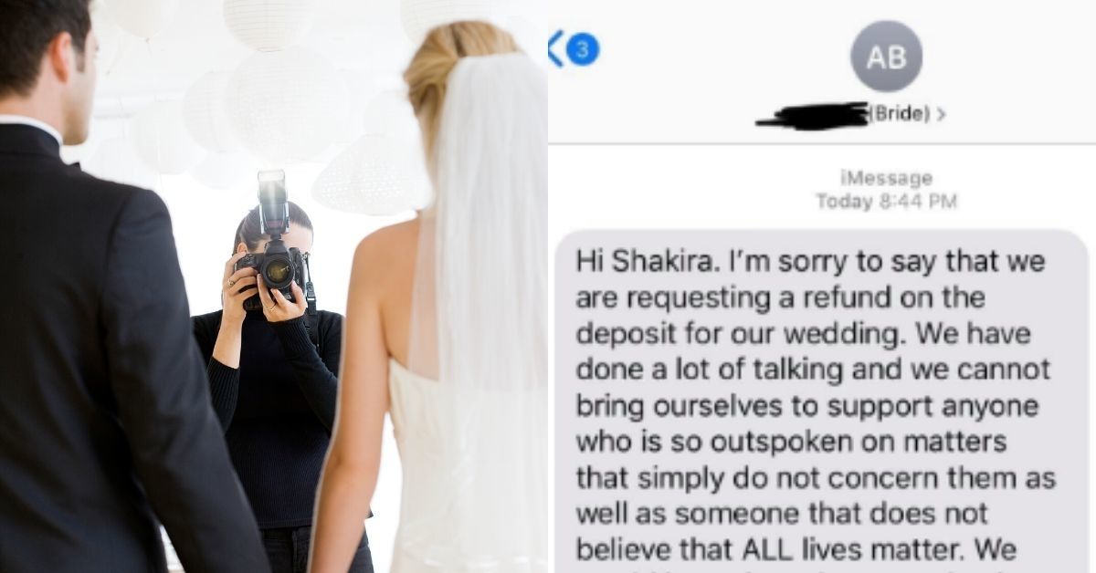 Wedding Photographer Has Epic Response After Bride Fires Her For Supporting Black Lives Matter