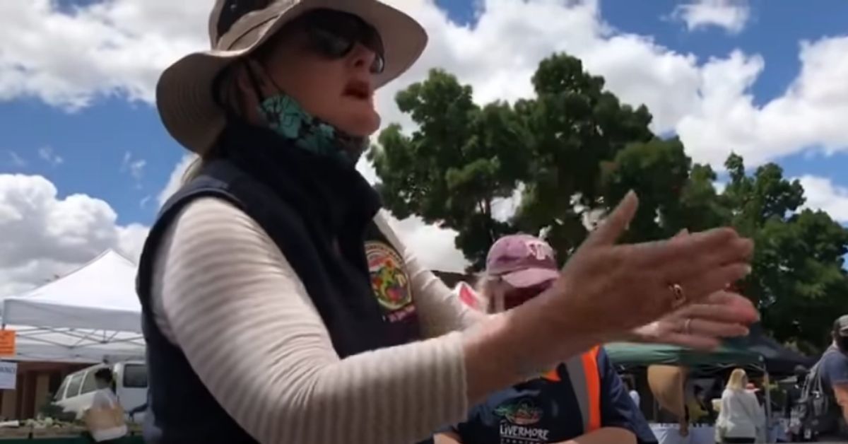 California Farmers Market 'Karen' Goes Off On Gay Vendor For Giving Out Free Pride Flags In Infuriating Video
