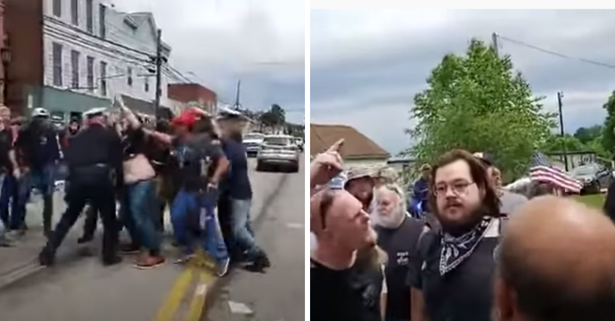 Biker Wanted For Assault After Sucker Punching Ohio Black Lives Matter Protester Right In Front Of A Cop