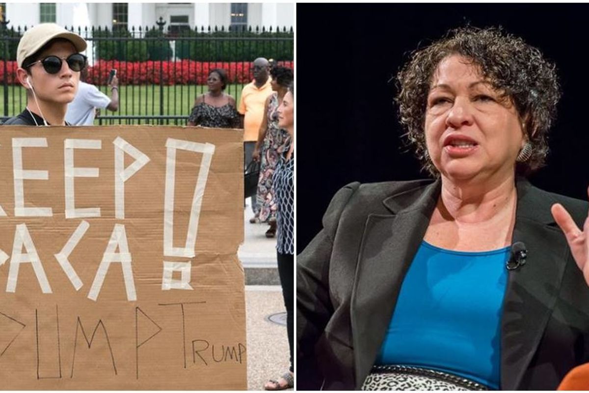 Sonia Sotomayor used the Supreme Court's DACA ruling to dunk on Trump's bigotry