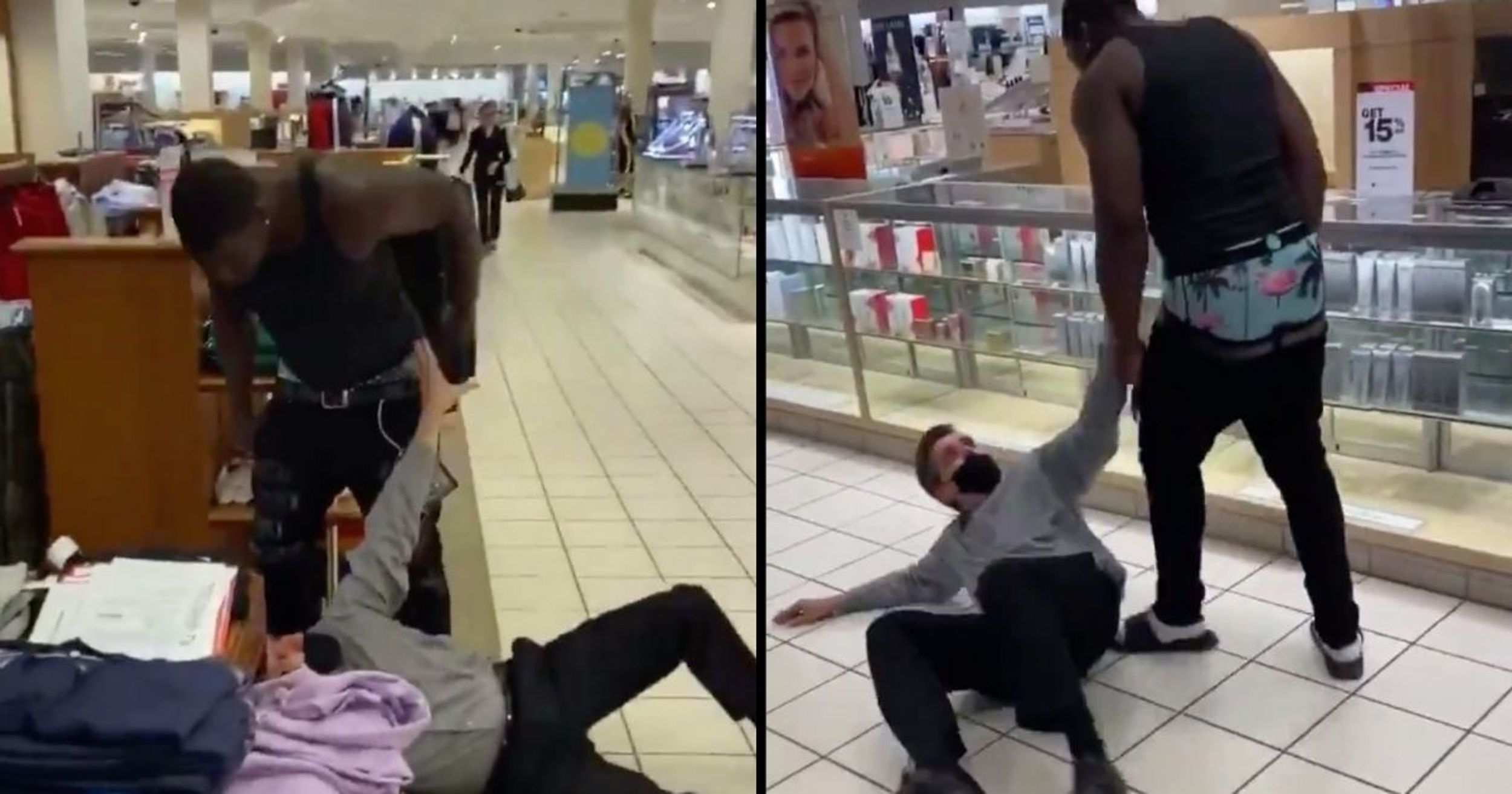 Police Investigating After Man Gets Pummeled In Michigan Macy's For Allegedly Calling Black Man A Racial Slur