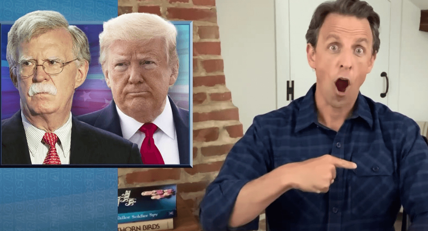 #EndorseThis: Seth Meyers Finds Bolton -- And Trump -- Despicable