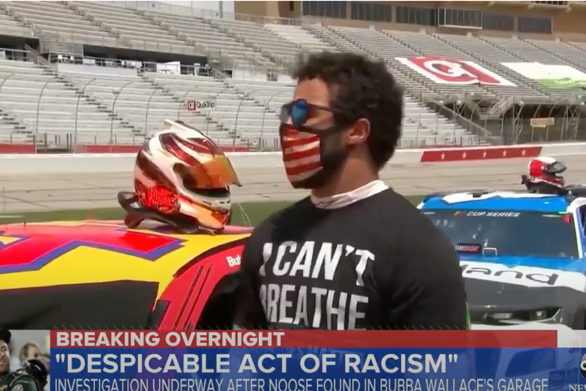 Sorry, Bigots, NASCAR’s Bubba Wallace Ain’t Afraid Of Your Noose