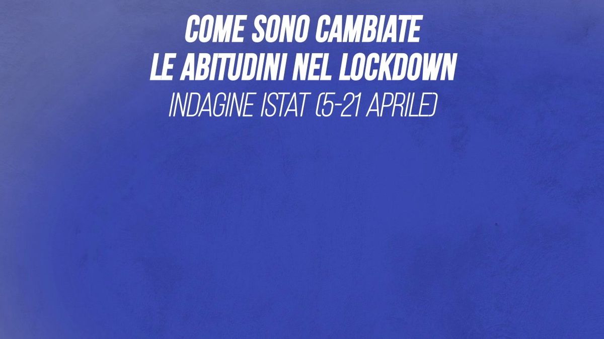 Come sono cambiate le abitudini nel lockdown