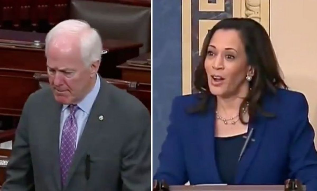 People Can't Get Enough of Kamala Harris' Calm Evisceration of GOP Colleague After He Tried to Come for Her on the Senate Floor