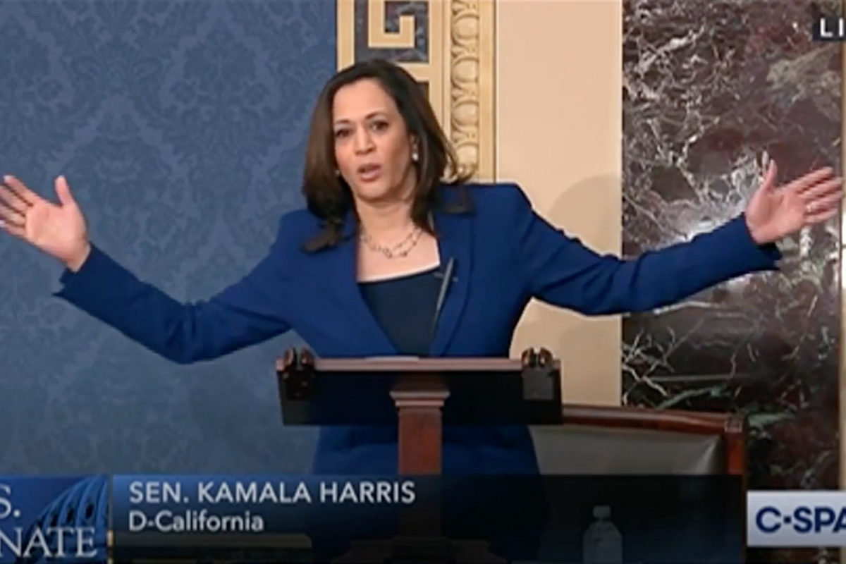 Let’s Watch Kamala Harris Slap John Cornyn Upside The Head For Five Minutes